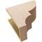 Ekena Millwork 7"W x 14"D x 14"H Classic Ridgewood Rough Cedar Woodgrain TimberThane Corbel, Primed Tan CORUR07X14X14RIDRCPR - alternate 2